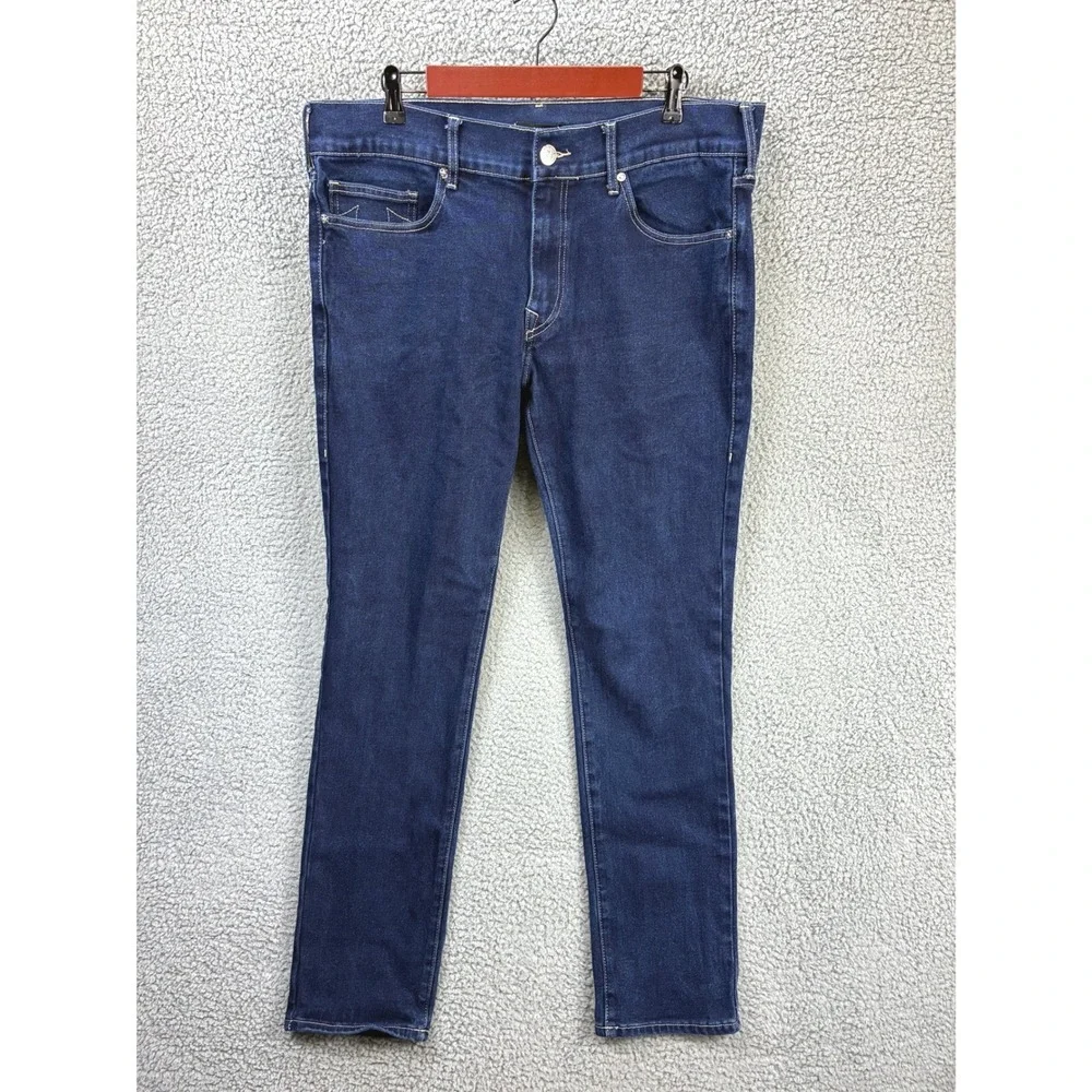 True Religion Rocco Relaxed Skinny Jeans Mens 36 Blue Denim Pants Classic Wash